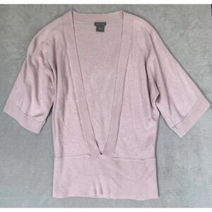 Ann Taylor Cashmere Blend Shirt Womens‎ Small Ballet Pink Clean Girl Money